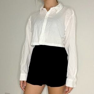 white crop shirt size S never used Forever 21